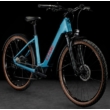 Cube Nuride Hybrid Performance 625 Allroad EASY ENTRY metalblue´n´red Unisex Elektromos Cross Trekking Kerékpár 2023