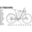 KTM MACINA CROSS 620 TRAPÉZ 2020 NŐI ELEKTROMOS CROSS TREKKING KERÉKPÁR