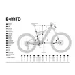 KTM MACINA LYCAN 271 Férfi Elektromos Összteleszkópos MTB Kerékpár 2021