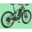 KTM MACINA SCARP SX PRIME TRANSP. BLUE (GREY+BLACK MATT) 2024 Férfi Elektromos Összteleszkópos MTB Kerékpár