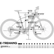 KTM MACINA SPORT 510 BURNT ORANGE MATT(BLACK+GREY) EASY ENTRY 2023 UNISEX ELEKTROMOS TREKKING KERÉKPÁR