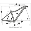 Scott Contessa Active 50 29" Petrol Női MTB Kerékpár 2022