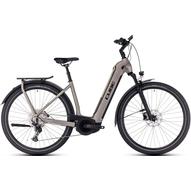 CUBE KATHMANDU HYBRID PRO 625 EASY ENTRY FLASHSTONE´N´BLACK 2023 UNISEX ELEKTROMOS TREKKING KERÉKPÁR
