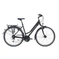 GEPIDA ALBOIN 200 PRO 28" L 21S FEKETE NŐI TREKKING KERÉKPÁR