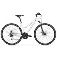 KROSS EVADO 4.0 D WHITE / STEEL 2022 NŐI CROSS KERÉKPÁR