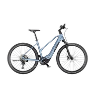 KTM MACINA CROSS CX 810  D 51 Elektromos crosstrekking kerékpár STEEL BLUE MATT színben