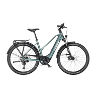 KTM MACINA GRAN 820  D 51 Elektromos trekking- túra kerékpár GREEN PURPLE FLIP MATT színben