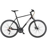 KTM X-LIFE ACTION FLAMING BLACK (SILVER MATT + ORANGE MATT) 2023 FÉRFI CROSS TREKKING KERÉKPÁR