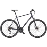 KTM X-LIFE ROAD TRAPÉZ ULTIMATE DARK BLUE MATT (SILVER+BLUE) 2023 NŐI CROSS TREKKING KERÉKPÁR