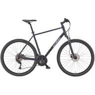 KTM X-LIFE ROAD TRAPÉZ ultimate dark blue matt (silver+blue) 2023 Női Cross Trekking Kerékpár