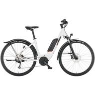 KTM Macina Cross P510 STREET white (black+orange) Unisex Elektromos Cross Trekking Kerékpár 2023
