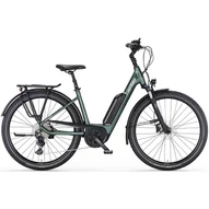 KTM MACINA FUN P510 MOSS GREY MATT (SILVER+ORANGE) 2023 UNISEX ELEKTROMOS TREKKING KERÉKPÁR
