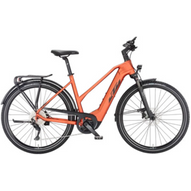 KTM Macina Sport 510 TRAPÉZ burnt orange matt (black+grey) Női Elektromos Trekking Kerékpár 2023