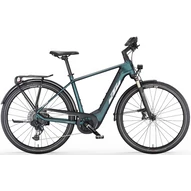 KTM MACINA SPORT 710 GREEN PURPLE FLIP MATT(SILVER+BLUE) 2023 FÉRFI ELEKTROMOS TREKKING KERÉKPÁR