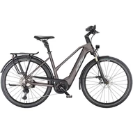 KTM MACINA STYLE 710 ELDERBERRY MATT(GREY+ORANGE) TRAPÉZ 2023 NŐI ELEKTROMOS TREKKING KERÉKPÁR