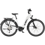KTM  MACINA TOUR P500 LTD64 WHITE (BLACK+GREY) EASY ENTRY 2024 UNISEX ELEKTROMOS TREKKING KERÉKPÁR