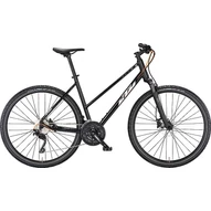 KTM X-LIFE ACTION TRAPÉZ FLAMING BLACK (SILVER MATT+ORANGE MATT) 2022 NŐI CROSS KERÉKPÁR