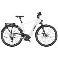 KTM MACINA SPORT 720 METALLIC WHITE(BLACK+ORANGE) 2022 FÉRFI ELEKTROMOS TREKKING KERÉKPÁR