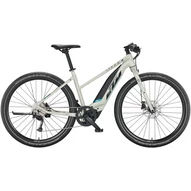 KTM MACINA SPRINT TRAPÉZ DEW SILVER (BLACK+BLUE) NŐI ELEKTROMOS CROSS KERÉKPÁR 2022