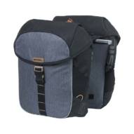 Basil Miles Double Bag MIK 34L grey/black csomagtartó táska