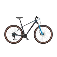 KTM  CHICAGO 291 METALLIC GREY (BLACK+BLUE) 2022 FÉRFI MTB KERÉKPÁR