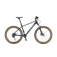 KTM ULTRA FUN 27 BLACK MATT (GREY+GOLD) 2021 FÉRFI MTB KERÉKPÁR