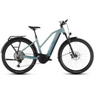 Cube Nuride Hybrid SLX 800 - Elektromos cross trekking kerékpár - skylight´n´arubablue színben - Trapeze 46 cm - 2026
