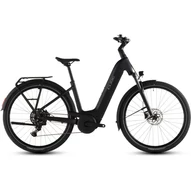 Cube Touring Hybrid ONE 600 - Elektromos trekking kerékpár - coal´n´chrome színben - Easy Entry 46 cm - 2026