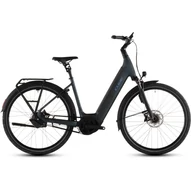 Cube Supreme Hybrid Deluxe SLT 600 - Elektromos trekking kerékpár - metalblue´n´reflex színben - Easy Entry 46 cm - 2026