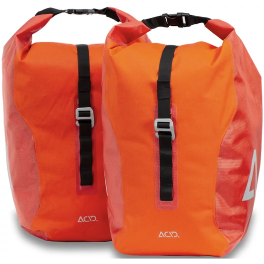 CUBE ACID PANNIER TRAVLR 20/2 FLAME KERÉKPÁR CSOMAGTARTÓ OLDALTÁSKA