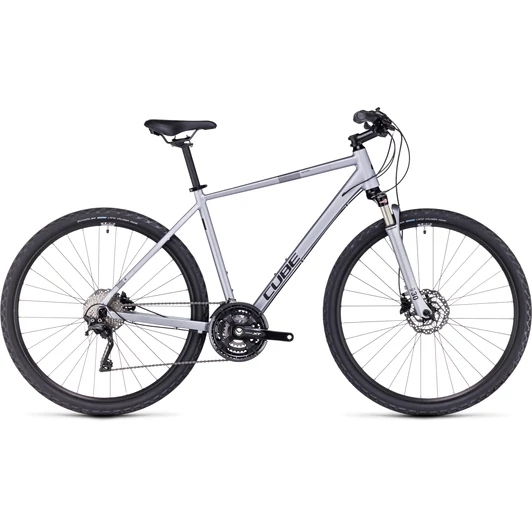 CUBE NATURE EXC POLARSILVER N BLACK 2023 FÉRFI CROSS KERÉKPÁR