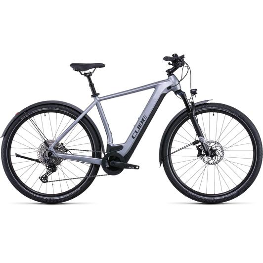 CUBE NURIDE HYBRID EXC 625 ALLROAD POLARSILVER´N´BLACK Férfi Elektromos Cross Trekking Kerékpár 2022