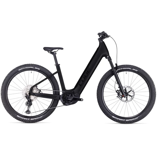 CUBE REACTION HYBRID SLX 750 27.5 EASY ENTRY BLACK´N´REFLEX UNISEX ELEKTROMOS MTB KERÉKPÁR 2023