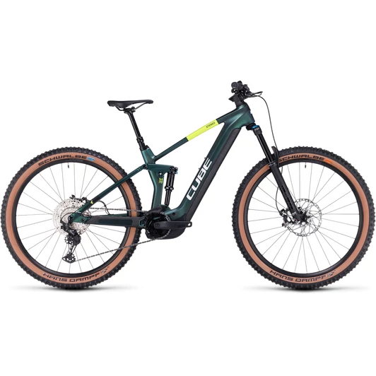 CUBE STEREO HYBRID 140 HPC SLX 750 27,5 GOBLIN´N´YELLOW FÉRFI ELEKTROMOS ÖSSZTELESZKÓPOS MTB KERÉKPÁR 2023