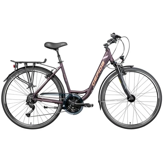 GEPIDA ALBOIN 300 28" W 24S LILA NŐI TREKKING KERÉKPÁR