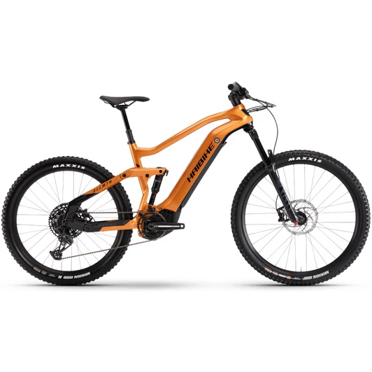 HAIBIKE ALLMTN CF 6 ORANGE/BLACK ELEKTROMOS ÖSSZTELESZKÓPOS ENDURO MTB KERÉKPÁR