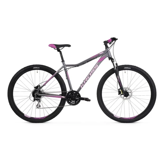 KROSS LEA 5.0 27,5" GRAPHITE / PINK / PURPLE SR 2022 NŐI MTB KERÉKPÁR