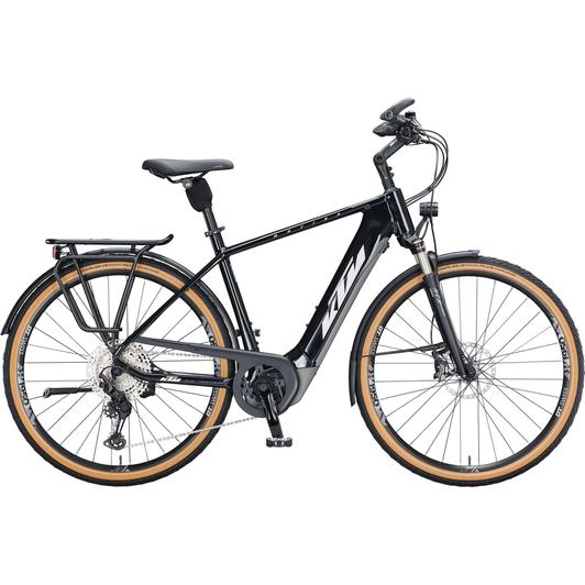 KTM MACINA STYLE 610 metallic black (silver+grey) Férfi Elektromos Trekking Kerékpár 2021