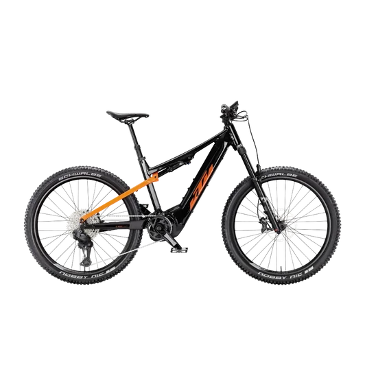 KTM MACINA LYCAN 771 Di2  M/43 Összteleszkópos elektromos MTB kerékpár FLAMING BLACK színben