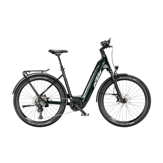 KTM MACINA AERA 872 LFC  US 51 Elektromos MTB kerékpár SMARAGD BLACK színben