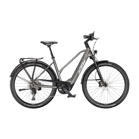 KTM MACINA GRAN 810  D 51 Elektromos trekking- túra kerékpár MACHINE GREY MATT színben