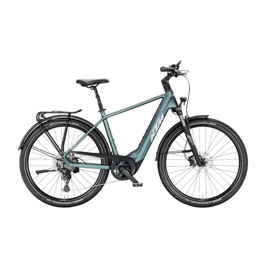KTM MACINA GRAN 820  H 51 Elektromos trekking- túra kerékpár GREEN PURPLE FLIP MATT színben