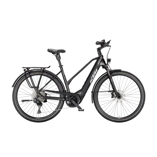 KTM MACINA STYLE 820 XL Di2  D 51 Elektromos trekking- túra kerékpár DIAMOND BLACK MATT színben