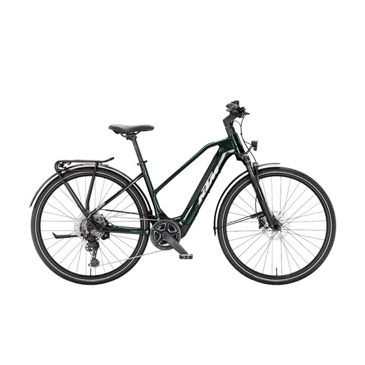 KTM MACINA SPORT SX 20  D 46 Elektromos trekking- túra kerékpár SMARAGD BLACK színben