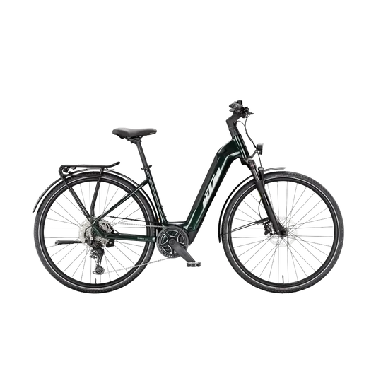 KTM MACINA SPORT SX 20  US 46 Elektromos trekking- túra kerékpár SMARAGD BLACK színben