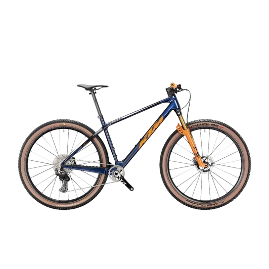 KTM MYROON EXONIC  L/48 MTB kerékpár TRANSPARENT BLUE ON CARBON színben