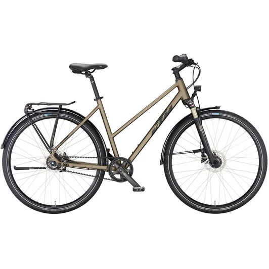 KTM LIFE EIGHT TRAPÉZ OAK MATT (BLACK+ORANGE) 2023 NŐI TREKKING KERÉKPÁR
