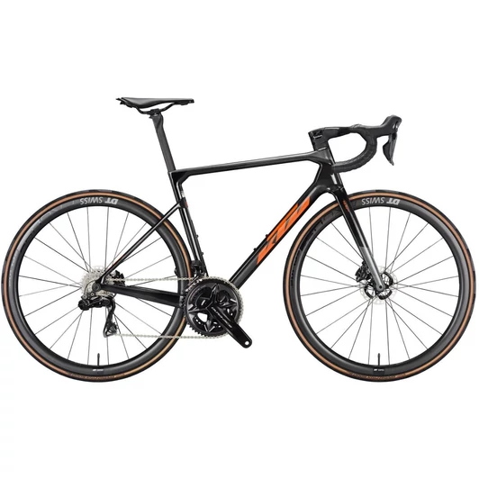 KTM REVELATOR ALTO EXONIC CARBON (TRANSPARENT GREY+CHROME ORANGE) 2023 FÉRFI ORSZÁGÚTI KERÉKPÁR