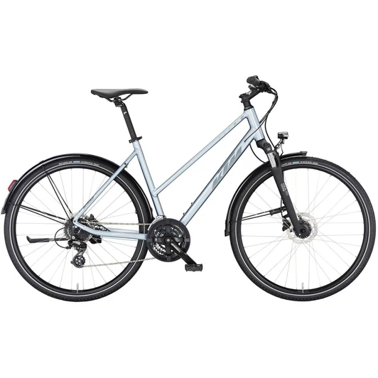 KTM X-LIFE TRACK STREET TRAPÉZ AZZURRO SILVER (DARK GREY+GREY) 2023 FÉRFI CROSS KERÉKPÁR