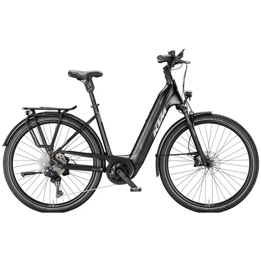 KTM MACINA STYLE 820 XL DI2 EASY ENTRY DIAMOND BLACK MATT (GREY) 2026 UNISEX ELEKTROMOS TREKKING KERÉKPÁR